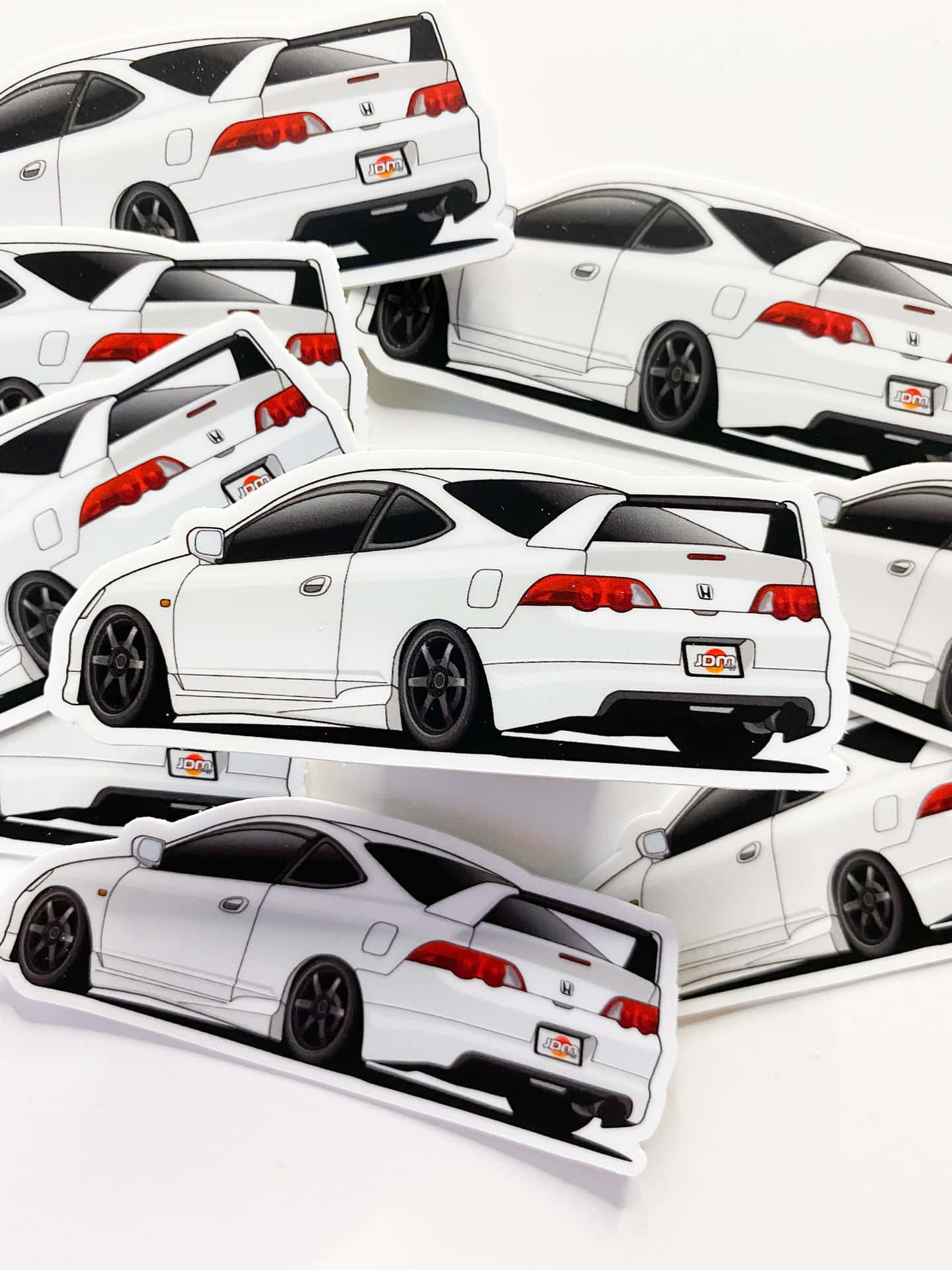Sleek Acura RSX sports car in a stunning urban setting Wallpaper
