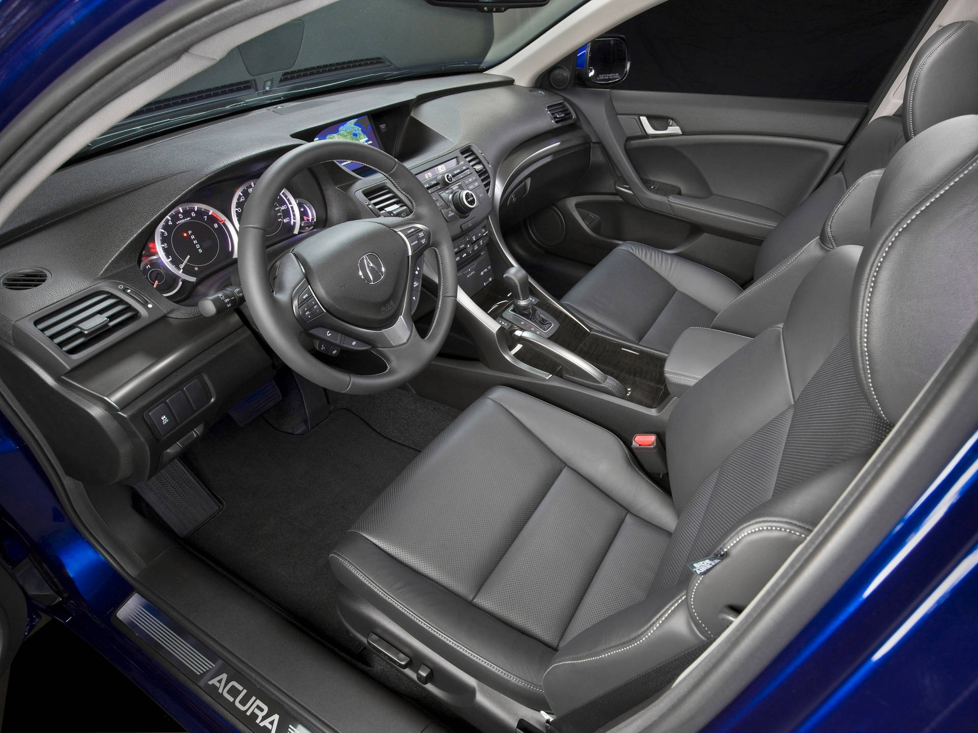 Acura Steering Wheel And Speedometer Wallpaper