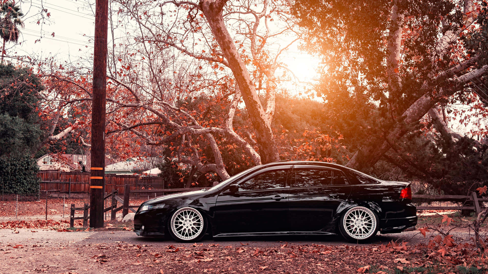 Acura TSX on the Road Wallpaper