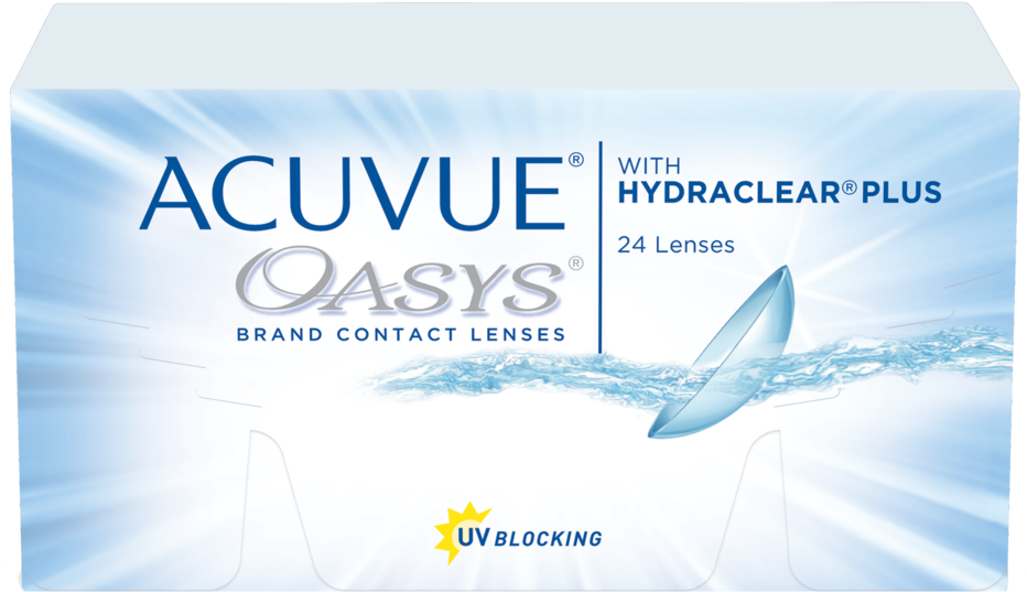 Acuvue Oasys Contact Lenses Packaging PNG