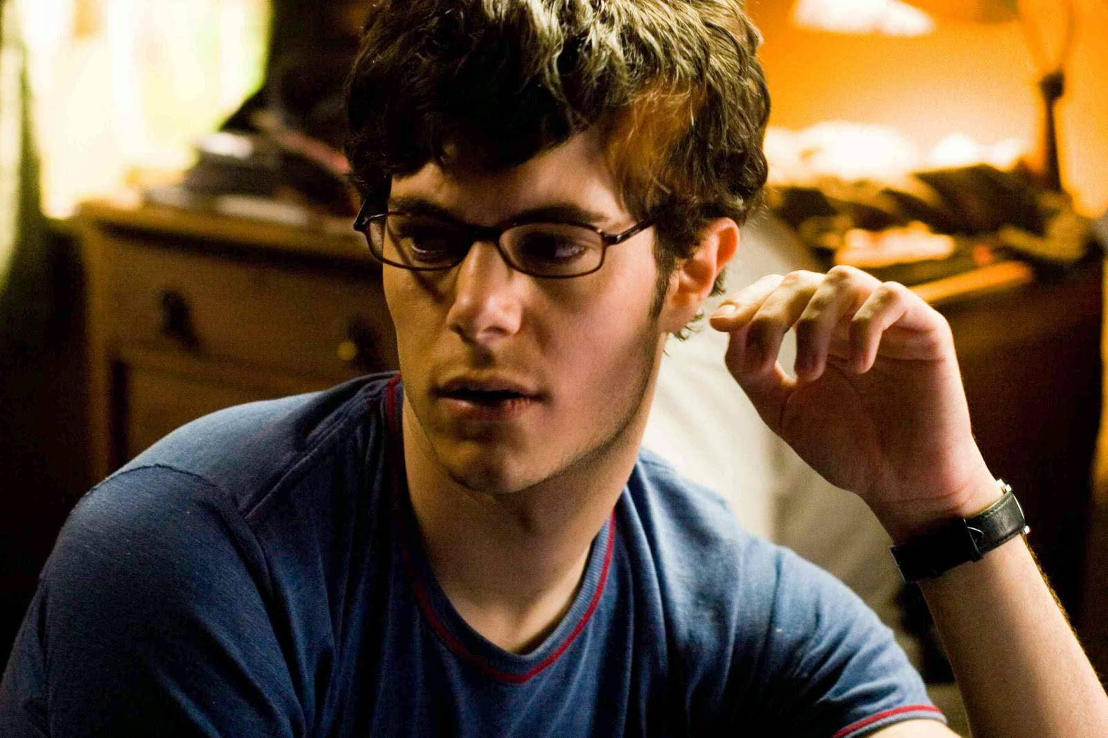 Adam Brody With Spectacles Wallpaper