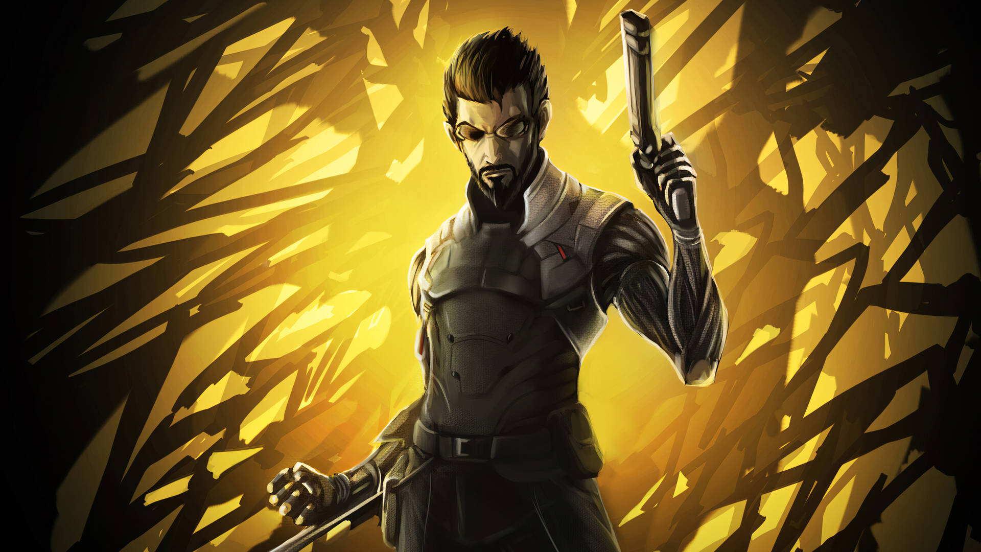 Adam Jensen In Deus Ex: Human Revolution Wallpaper