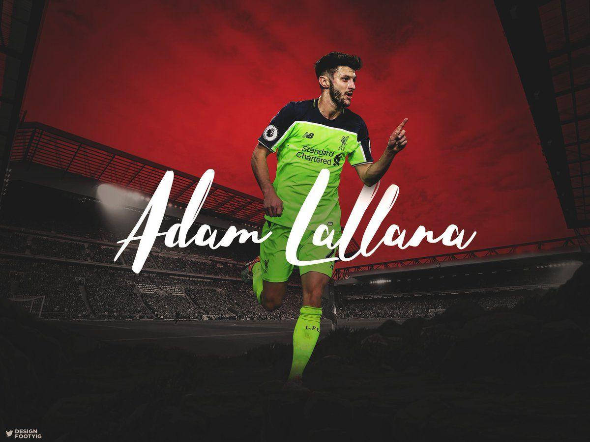 Adamlallana Ist Fantastisch In Rot Für Liverpool. Wallpaper