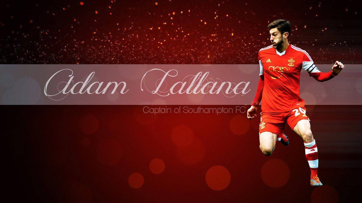 Adam Lallana In Action On The Football Pitch Wallpaper
