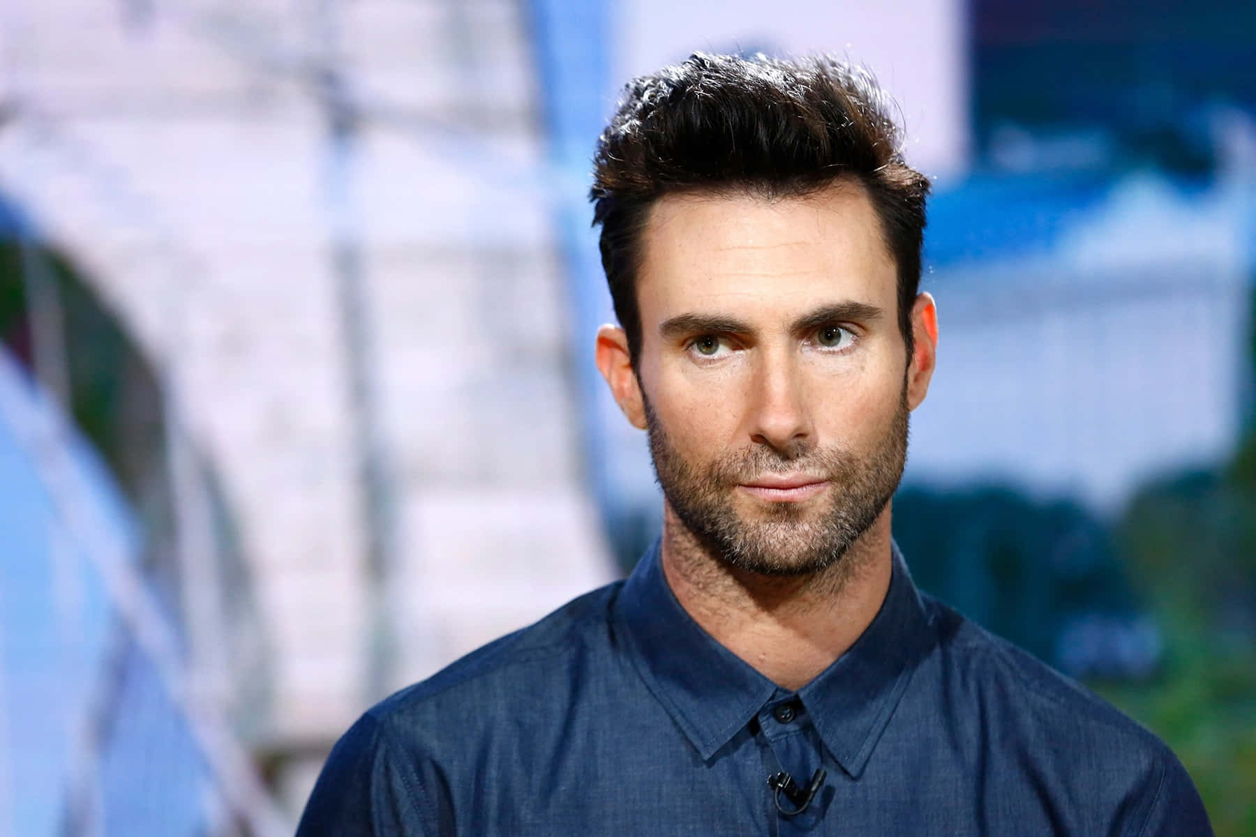Adam Levine gracing the stage with his charm