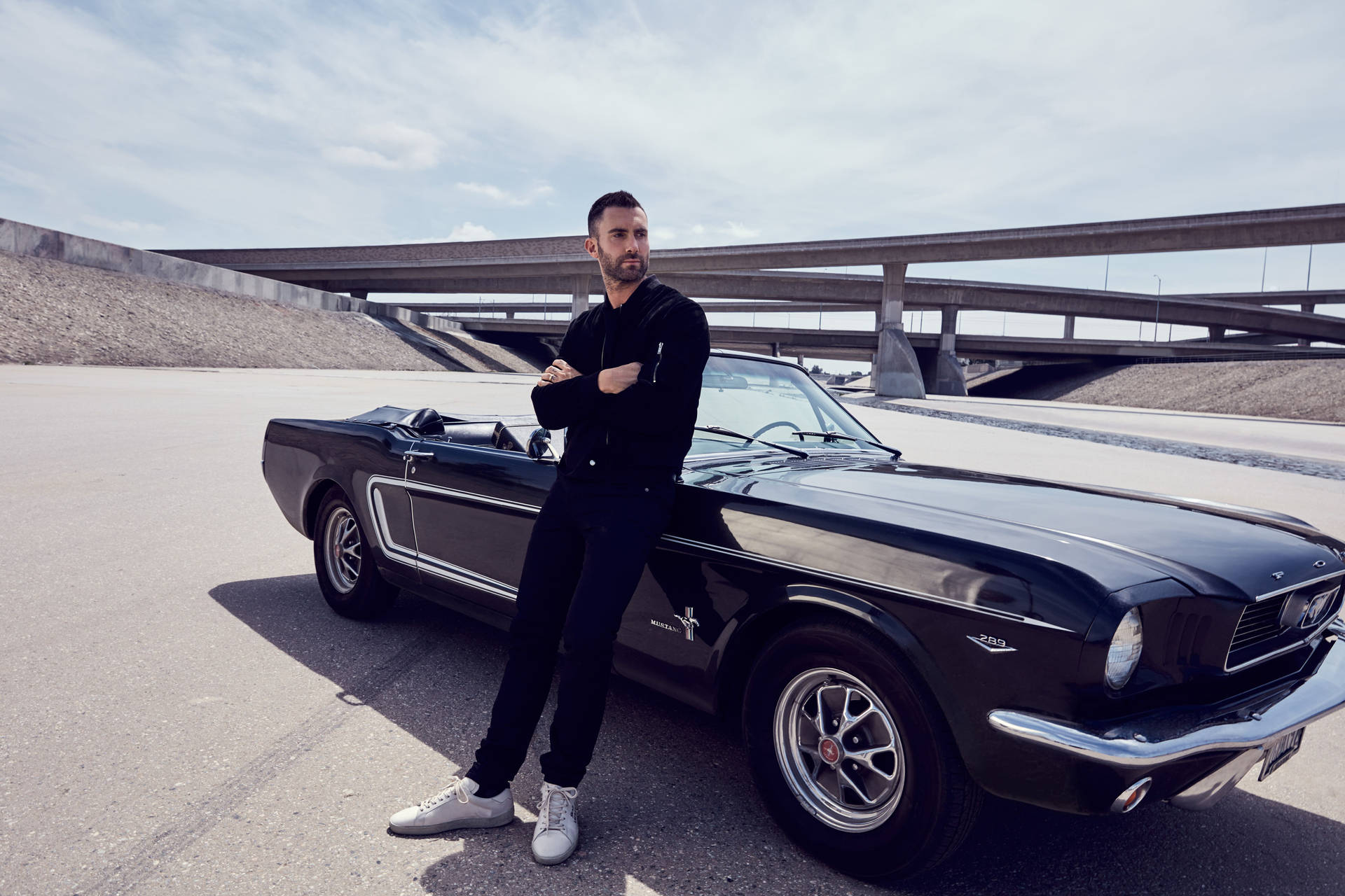 Adam Levine Ford Mustang Background