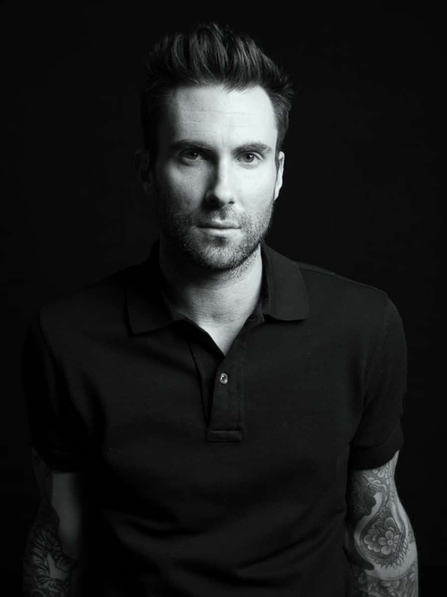 Adam Levine of Maroon 5 on stage