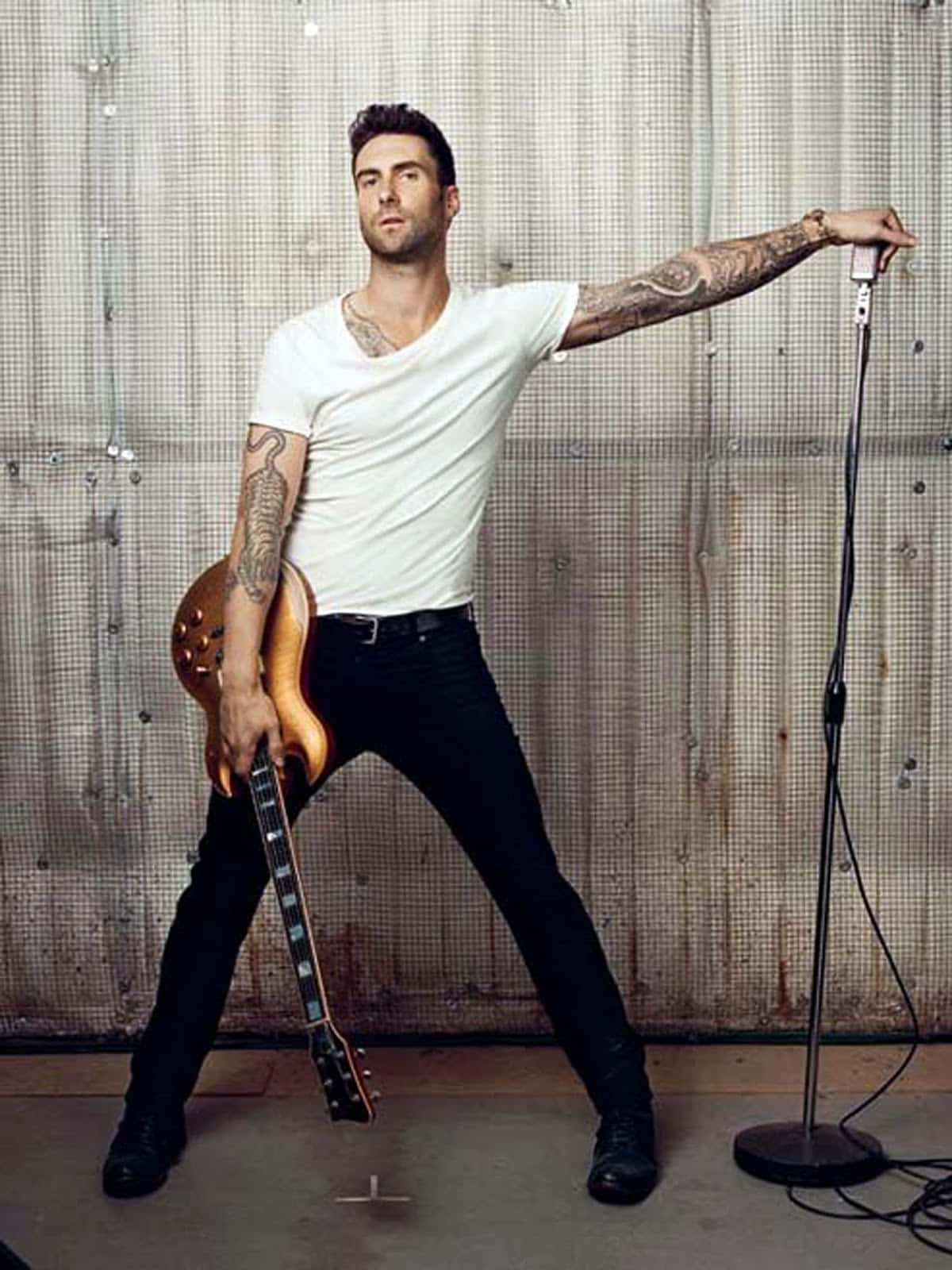 Adam Levine, lead singer of Maroon 5