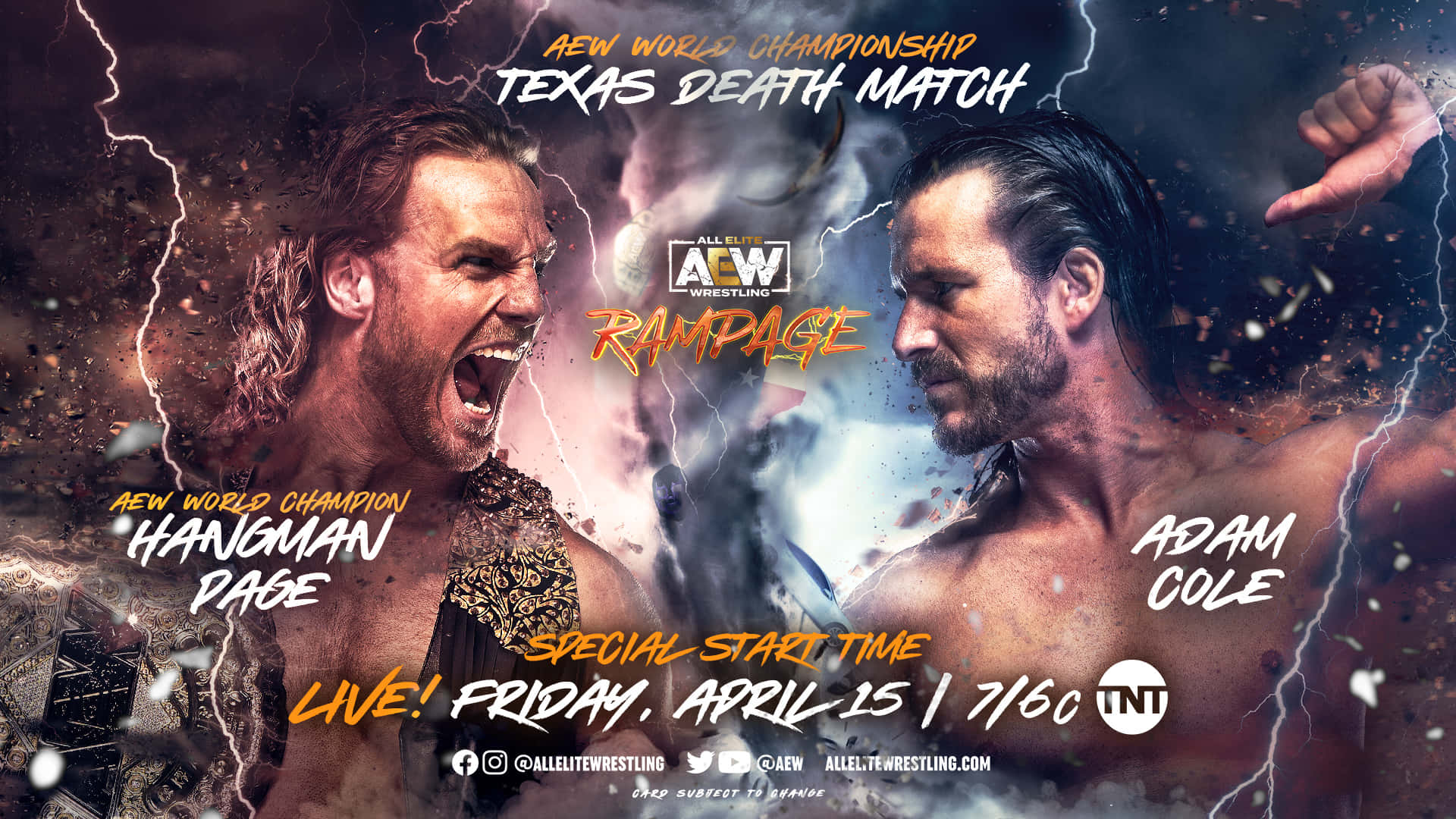 Adam Page And Adam Cole Aew Rampage Picture