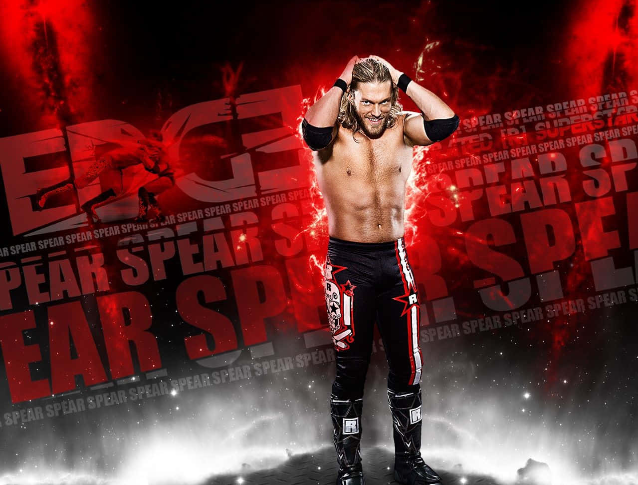 Adam Page Red Spear Wallpaper