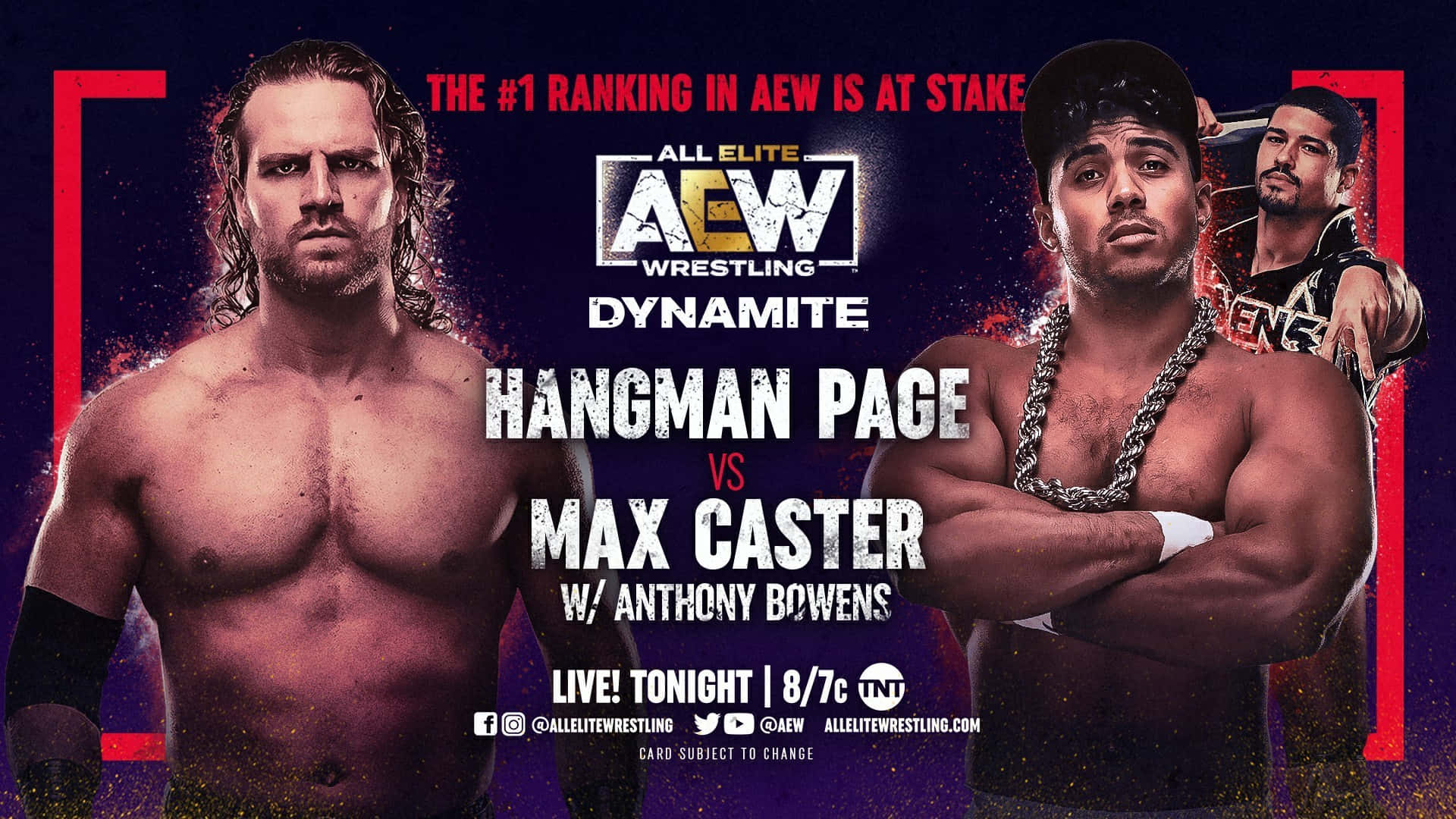 Adam Page With Max Caster And Anthony Bowens Wallpaper