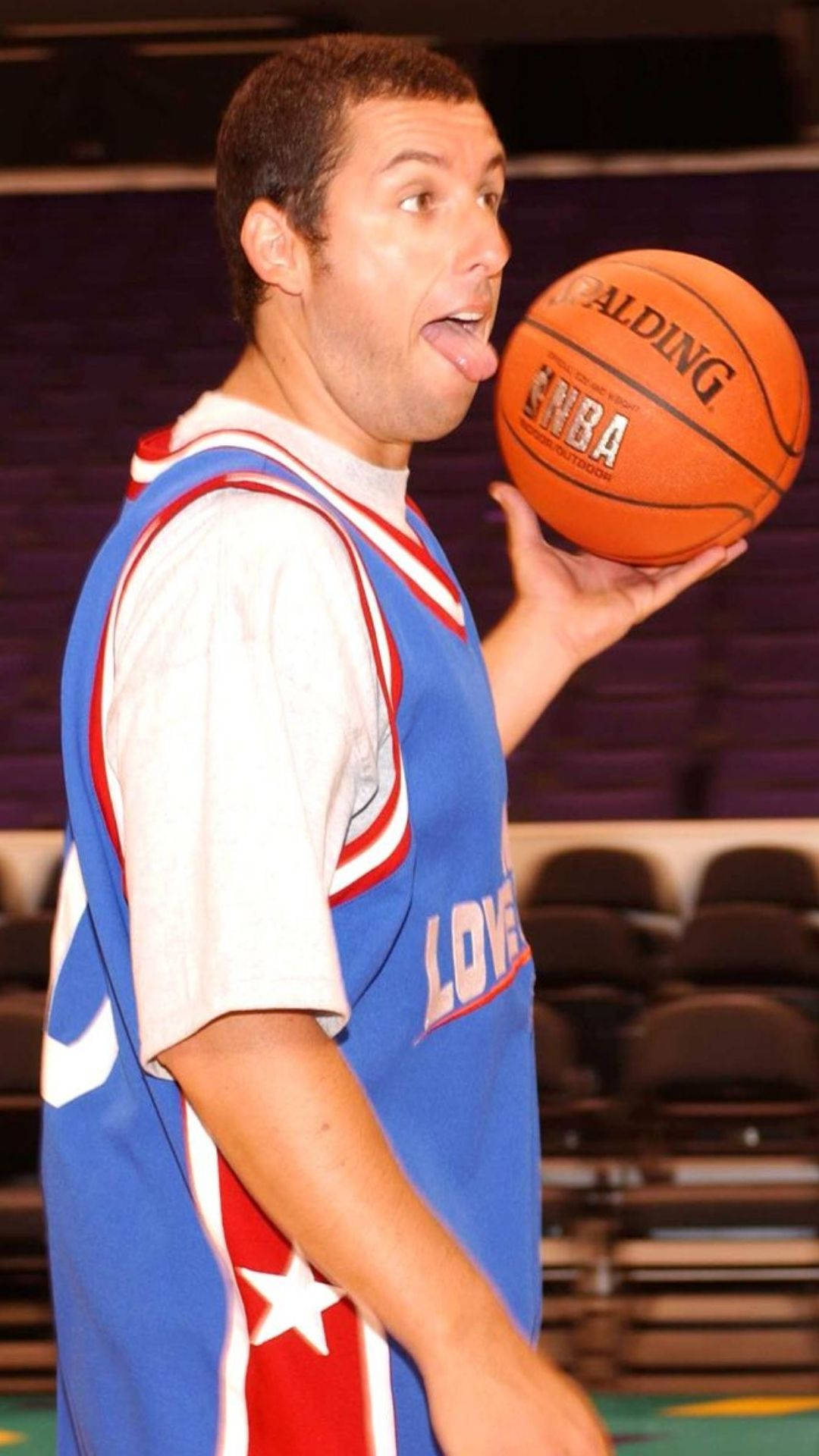 Adam Sandler Playing Basketball