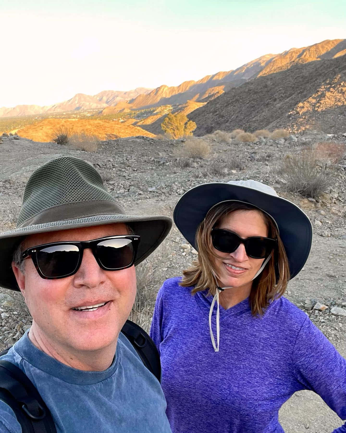 Adam Schiff Hiking With His Wife Wallpaper