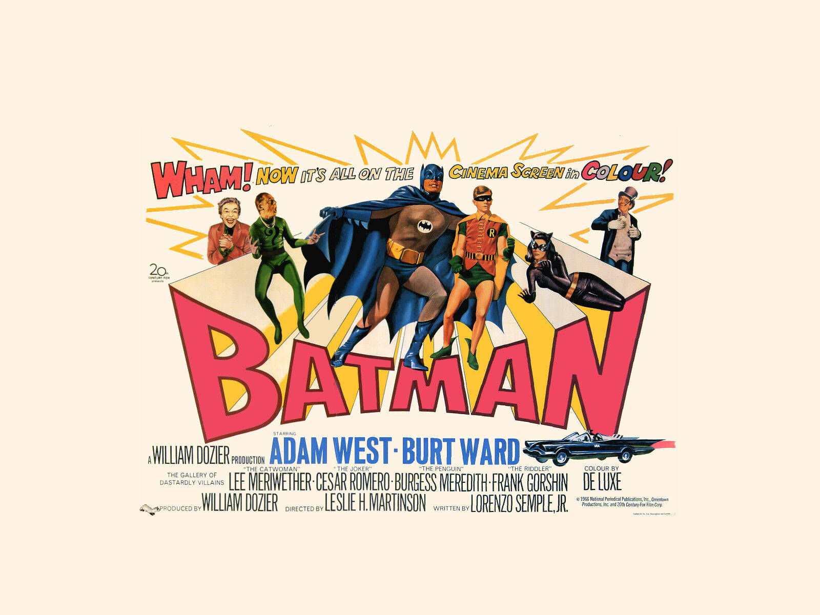 Adam West Batman Poster Wallpaper