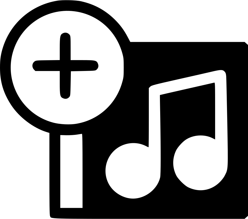 Add Music Icon Graphic PNG