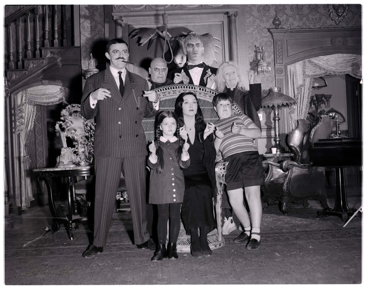 The Addams Family In The Living Room