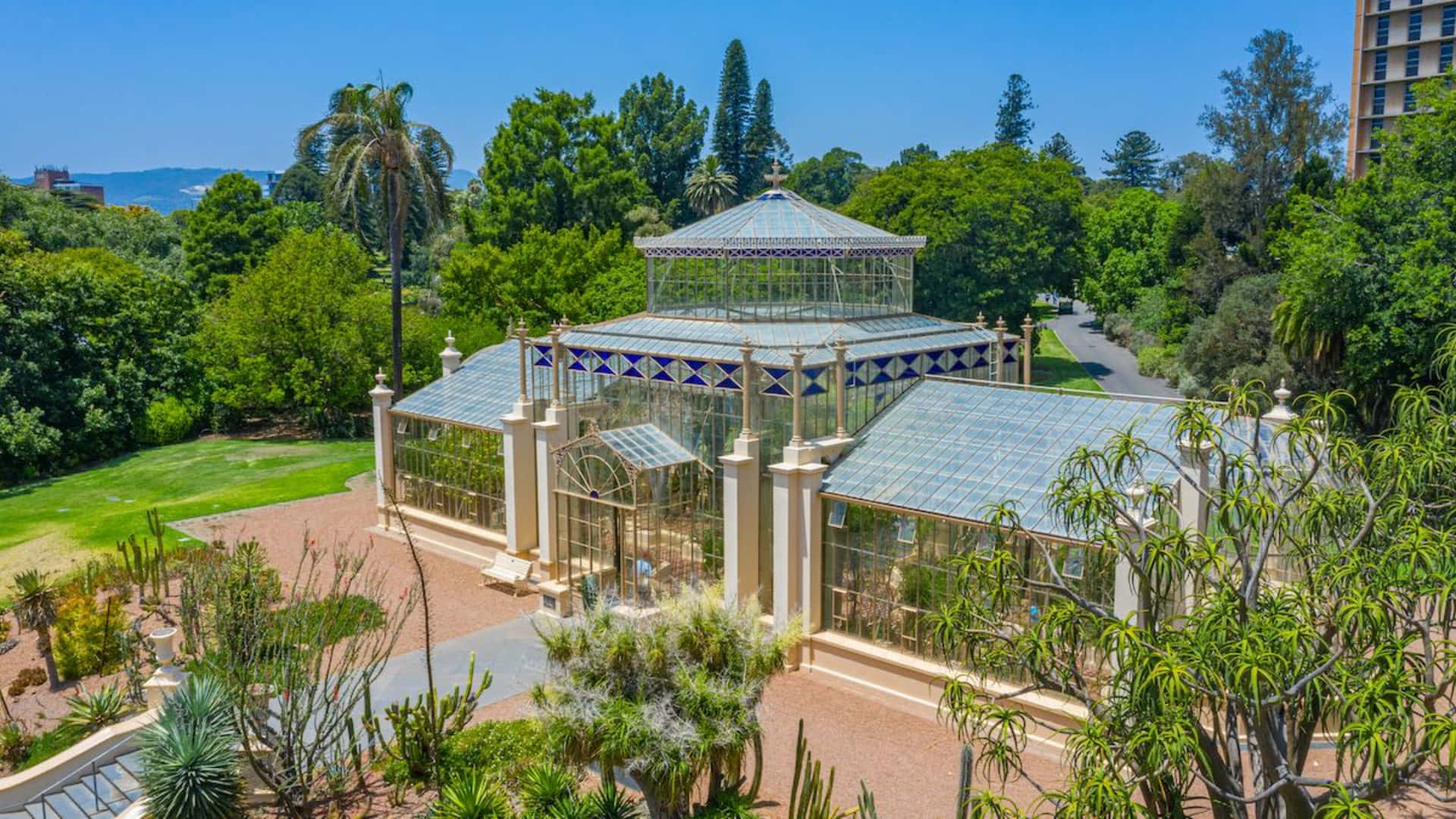 Adelaide Botanic Garden Palm House Wallpaper