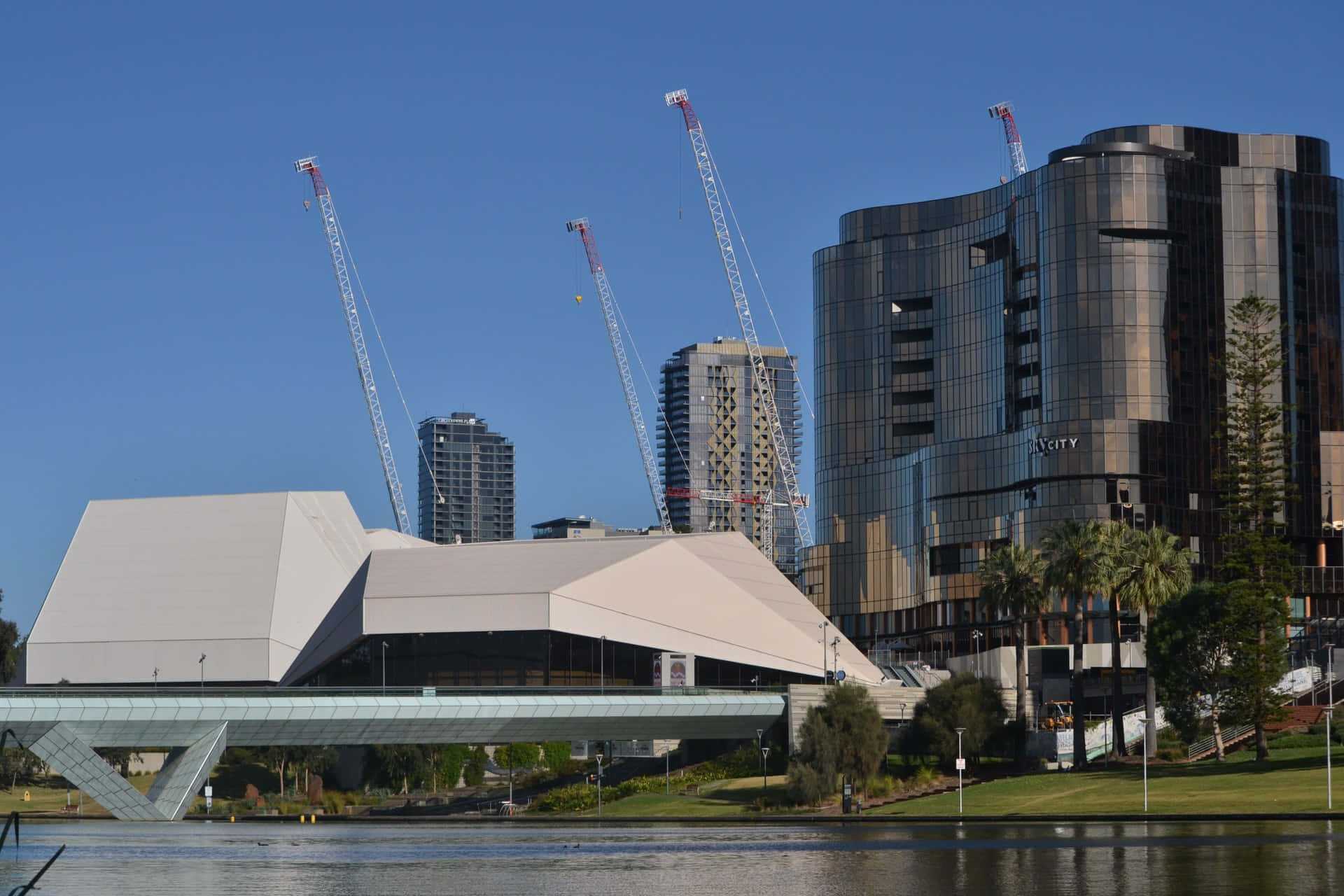 Adelaide Festival Centre Riverside View Wallpaper
