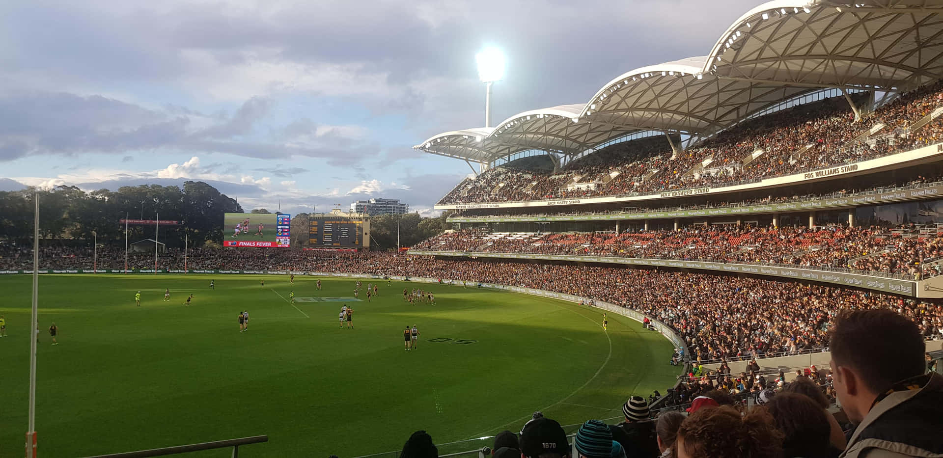 Adelaide Oval A F L Match Dusk Wallpaper