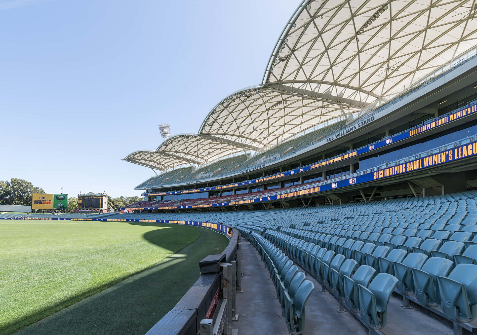 Adelaide Oval Stadium Seatingand Grounds Wallpaper
