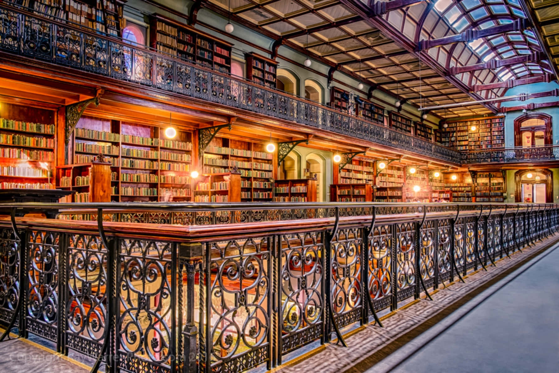 Adelaide State Library Interior Wallpaper