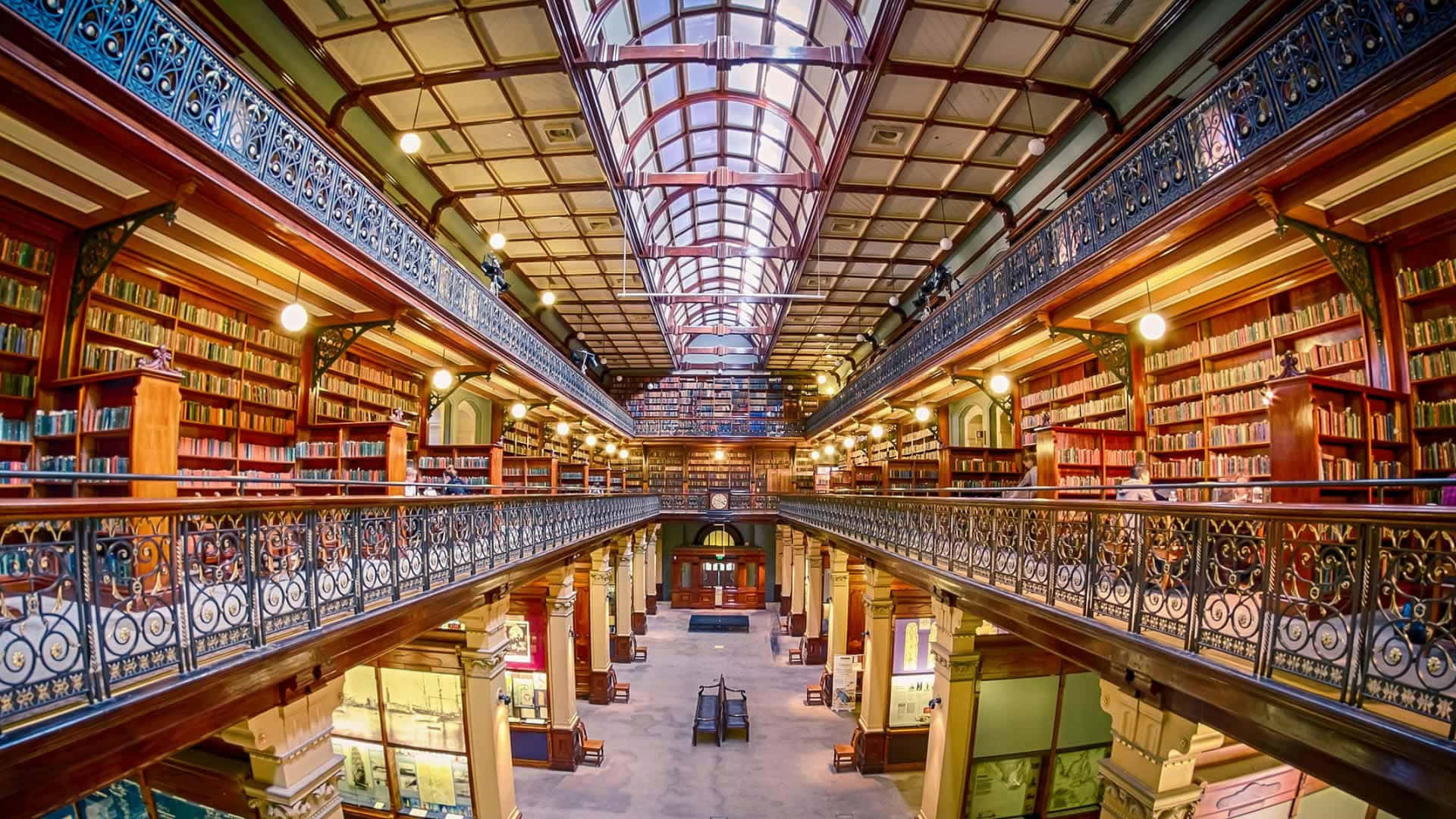 Adelaide State Library Interior Wallpaper