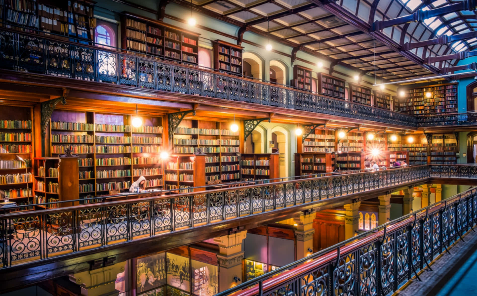 Adelaide State Library Interior Wallpaper