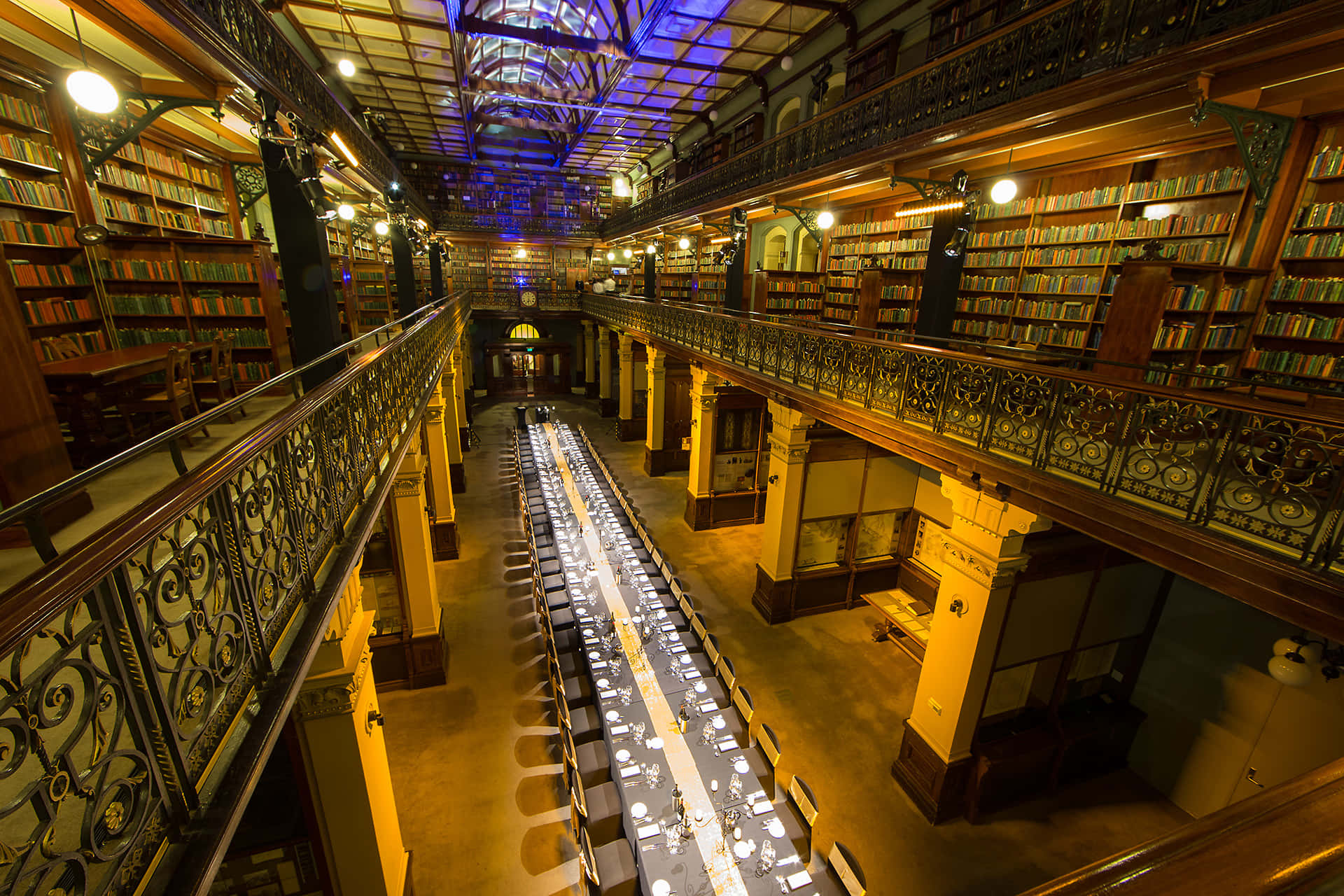 Adelaide State Library Interior View Wallpaper