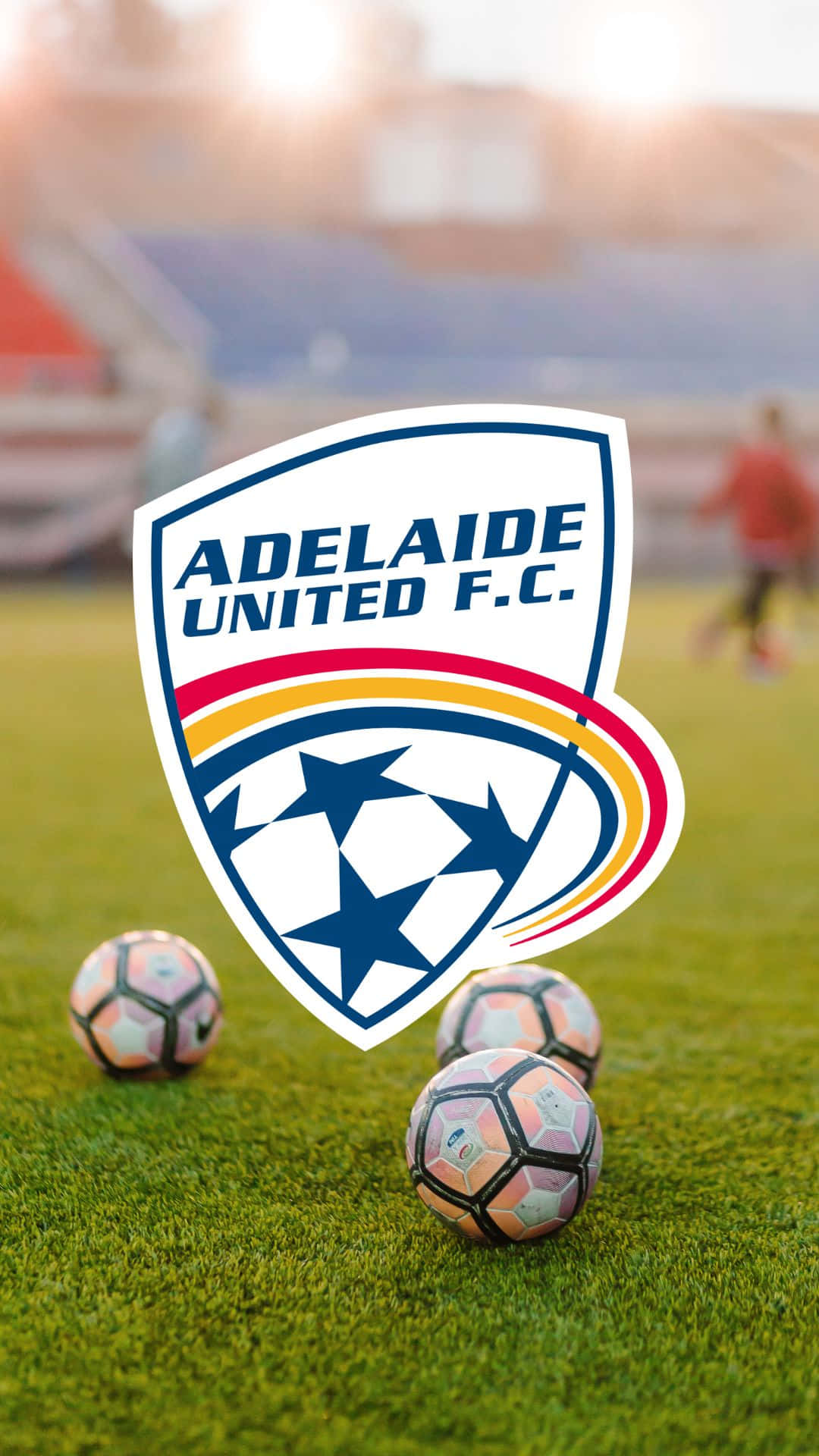 Adelaide United Spillere I Aksjon Bakgrunnsbildet