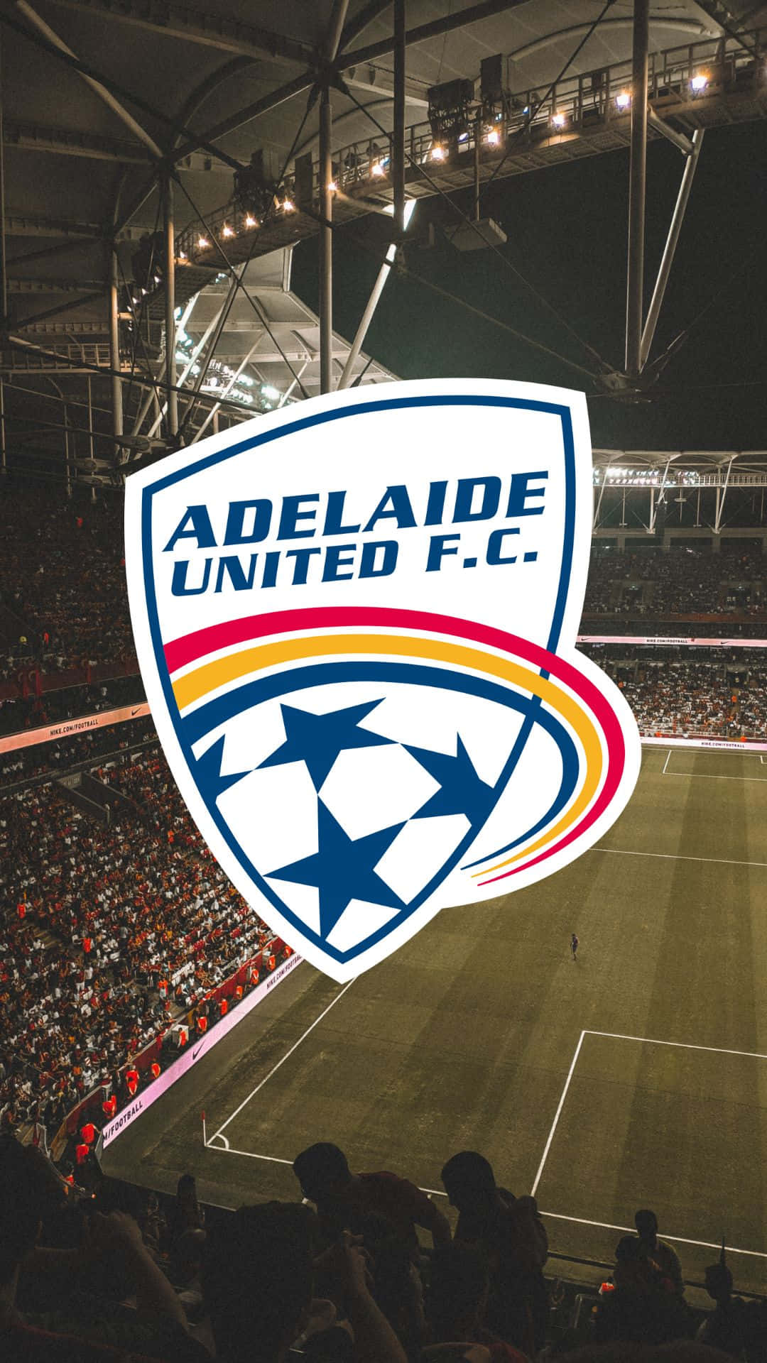 Adelaide United Players Celebrating Their Victory Wallpaper