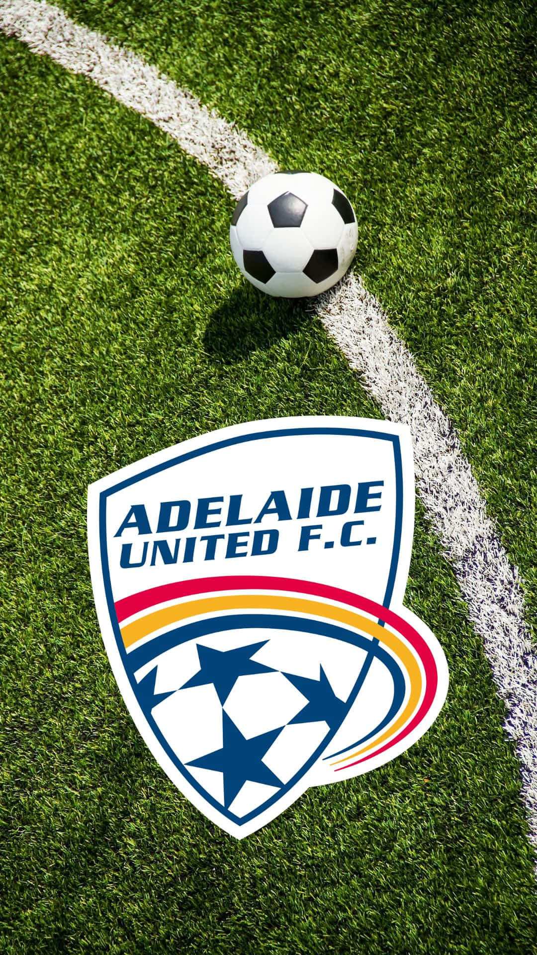 Adelaide Unitedin Pelaajat Toiminnassa Taustakuva