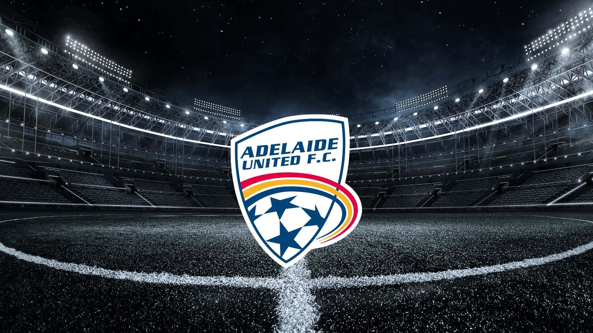 Adelaide United Beraksi Di Lapangan Sepak Bola Wallpaper