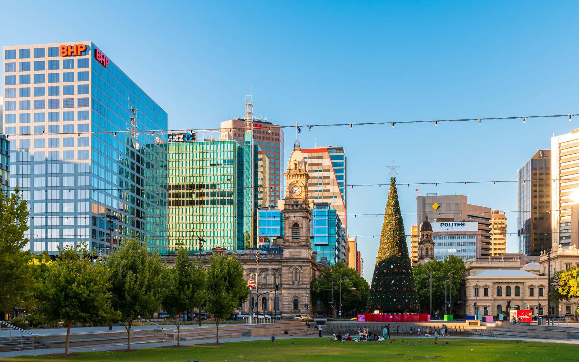 Adelaide Victoria Square Christmas Season Wallpaper