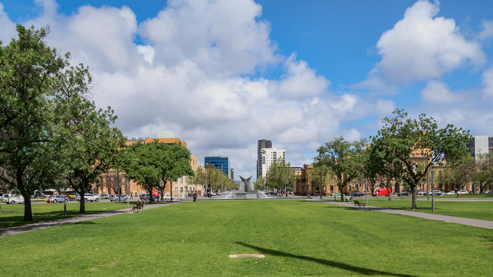 Adelaide Victoria Square Panorama Wallpaper