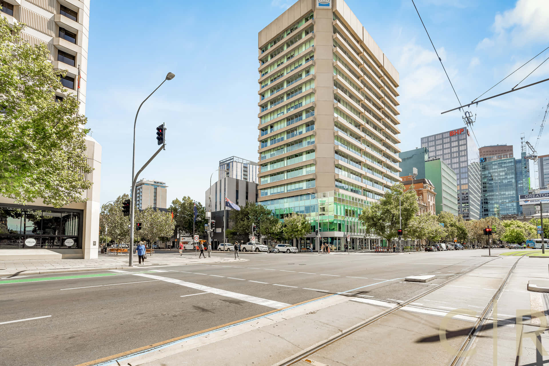 Adelaide Victoria Square Urban Landscape Wallpaper