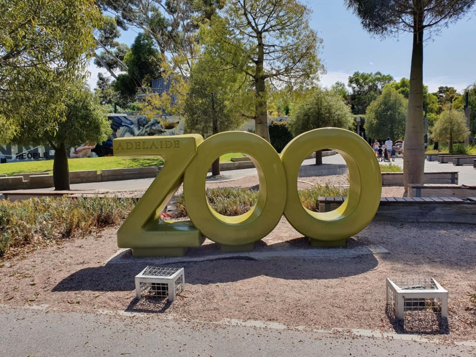 Adelaide Zoo Entrance Sign Wallpaper