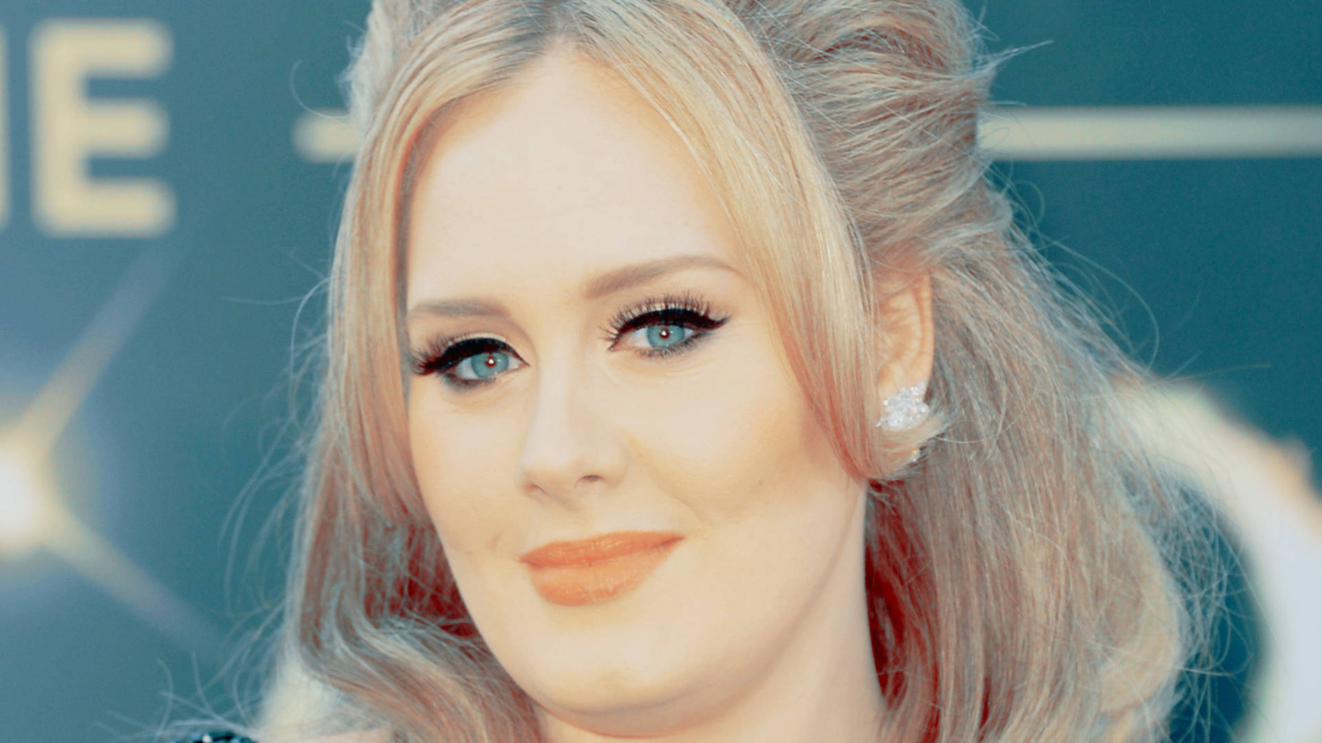 Adele Blue Eyes Background