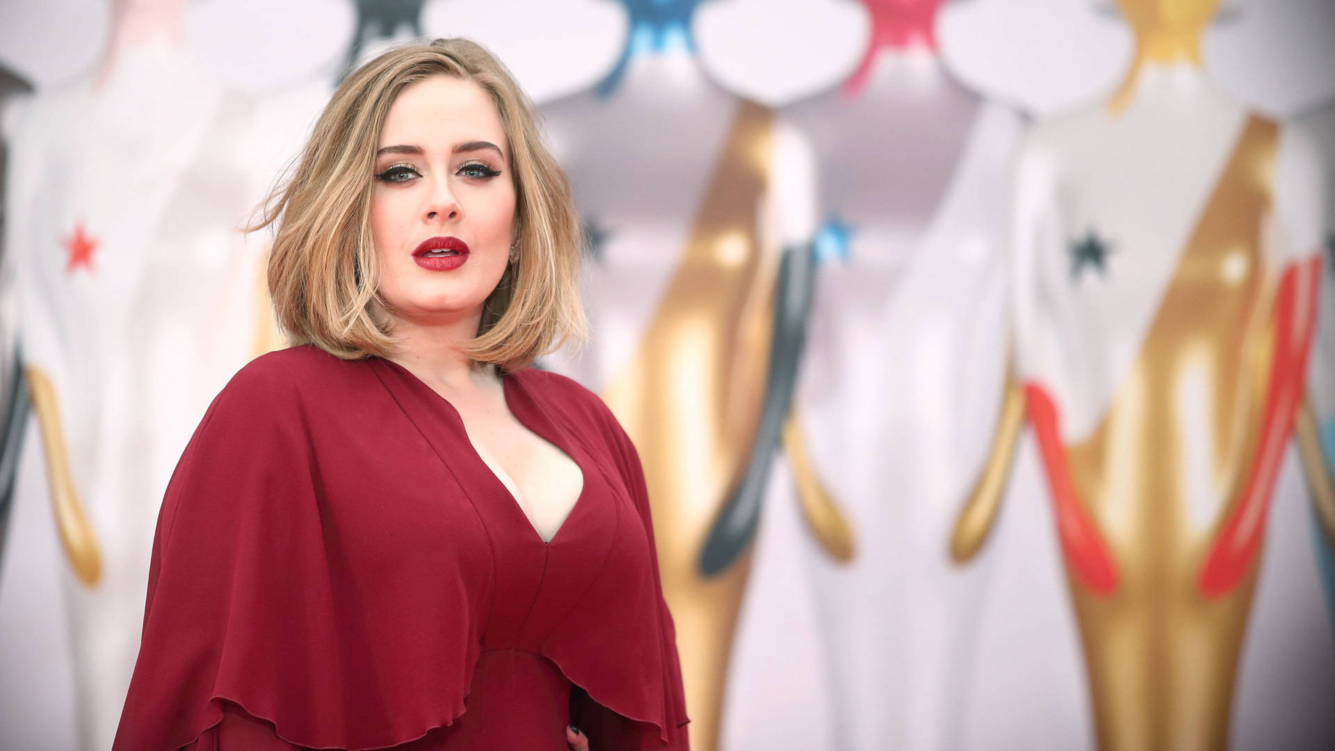 Adele Brit Awards Red Carpet Background
