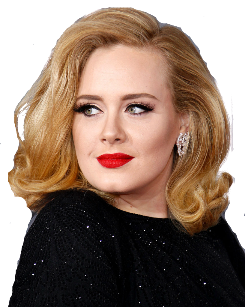 Adele Classic Glamour Look PNG