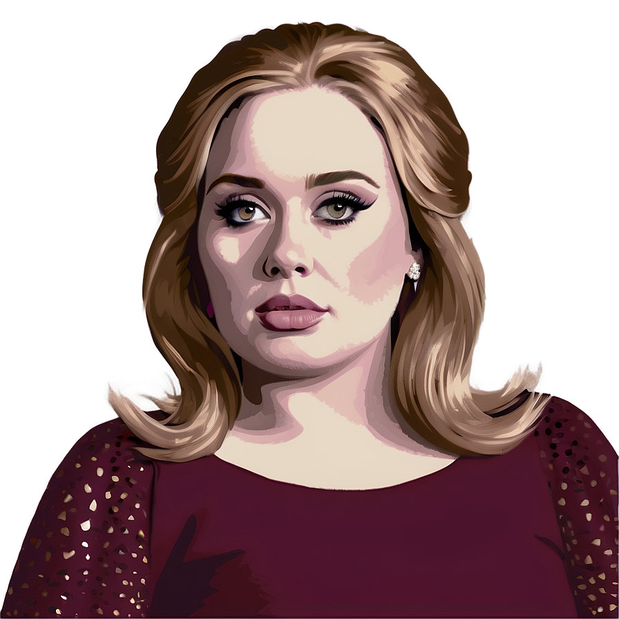 Download Adele Hair Style Png 99 | Wallpapers.com