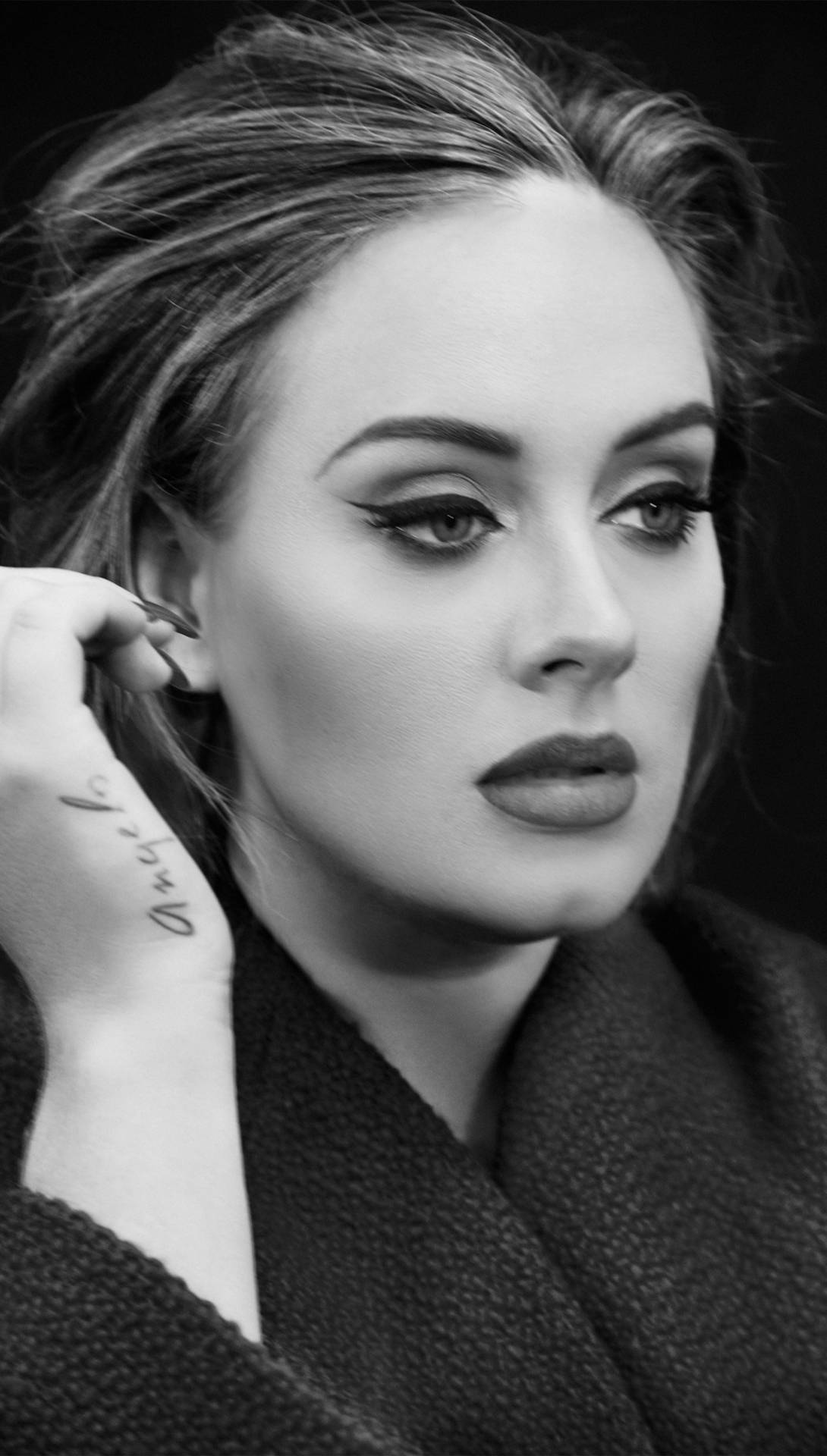 Adele Hand Tattoo Background