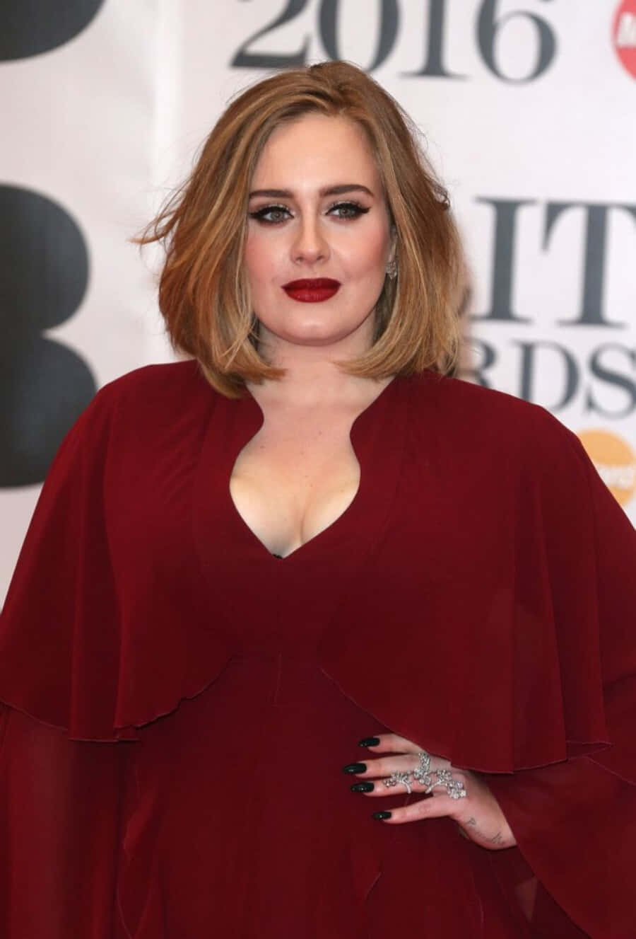 Adele at the BRIT Awards