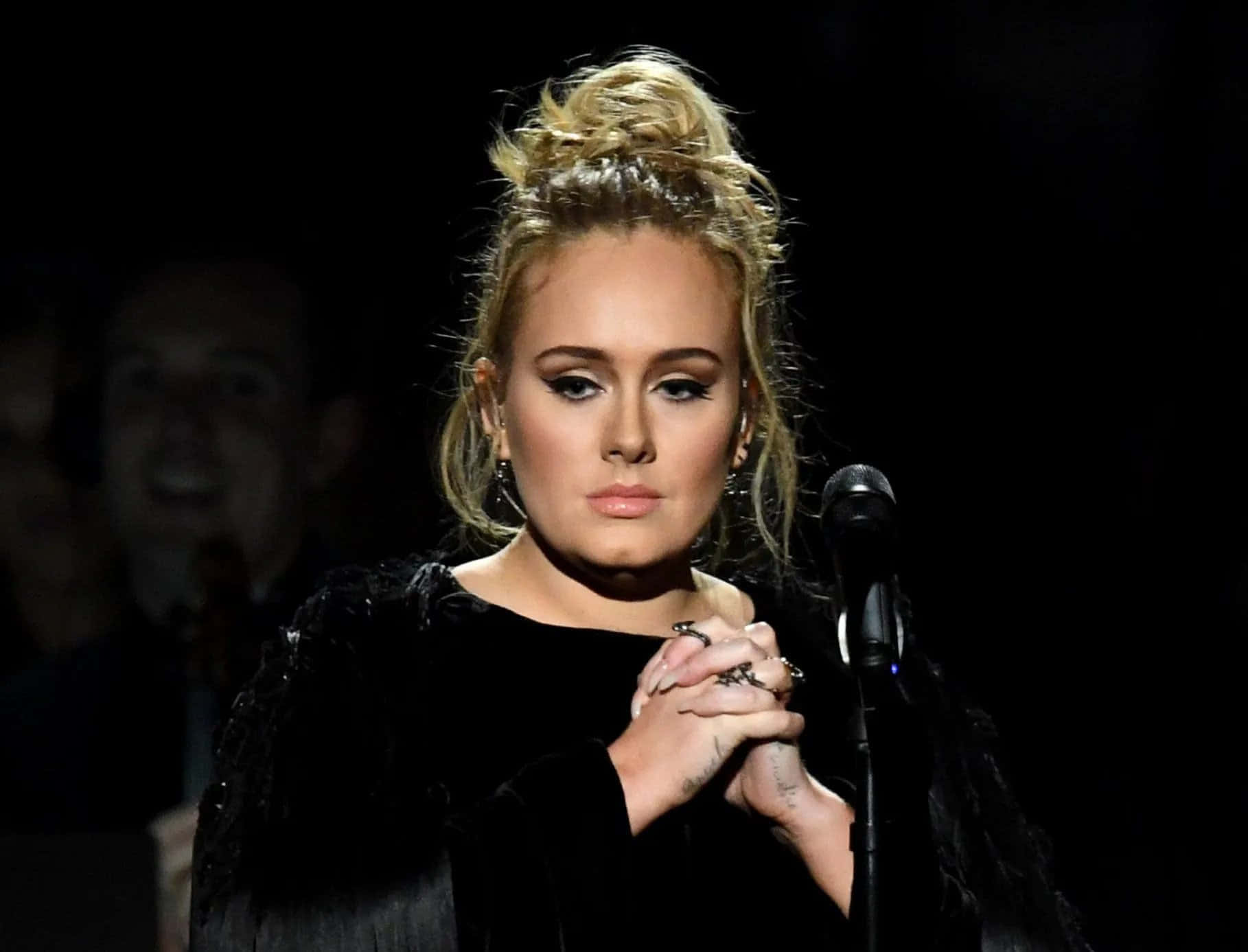 Adele graces the red carpet with her signature style and grace.