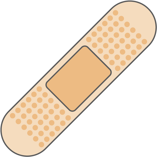 Adhesive Bandage Vector Illustration PNG