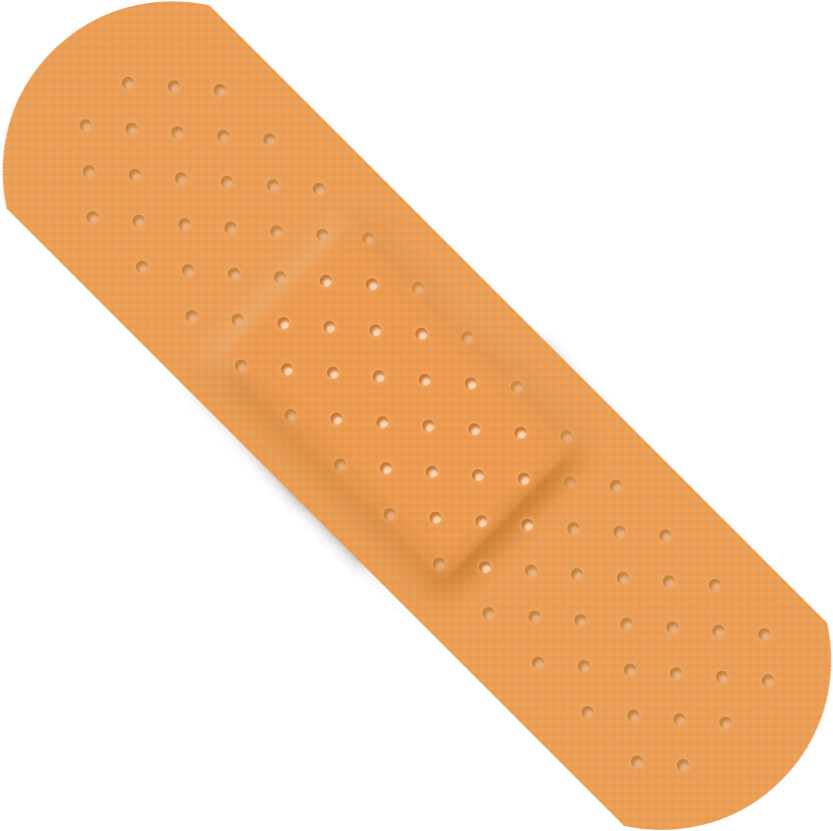 Adhesive Bandage Vector Illustration PNG