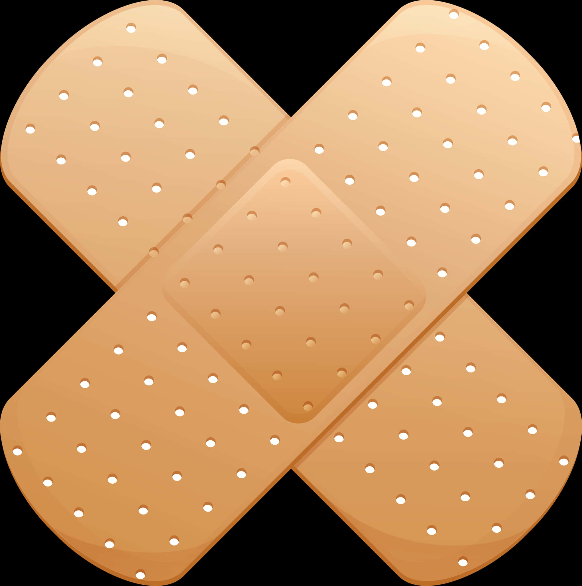 Adhesive Bandages Crossed PNG