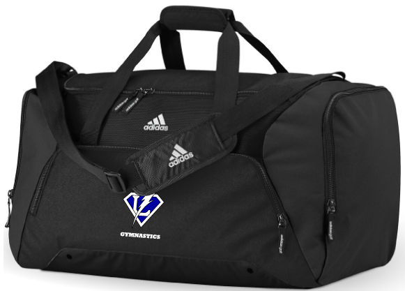 Adidas Black Gymnastics Duffel Bag PNG