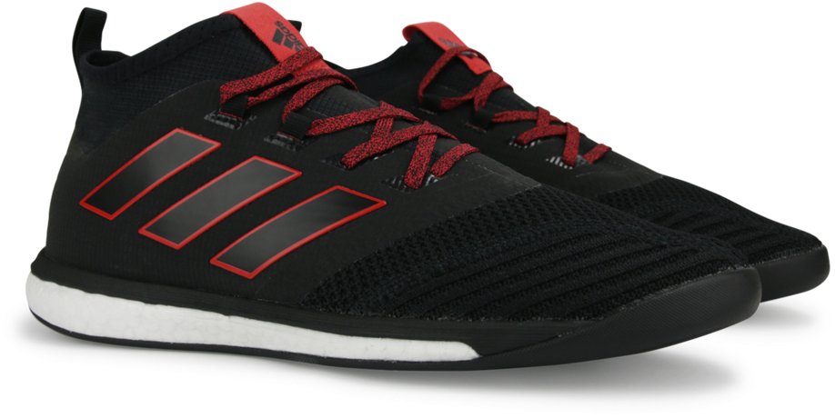 Adidas Black Red Sneakers PNG