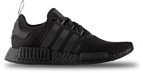 Adidas Black Sneaker Profile PNG