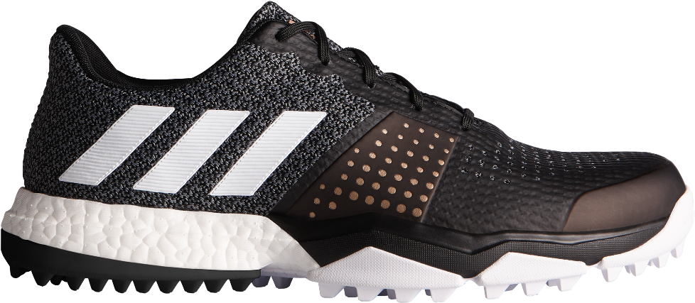 Adidas Blackand White Golf Shoe PNG